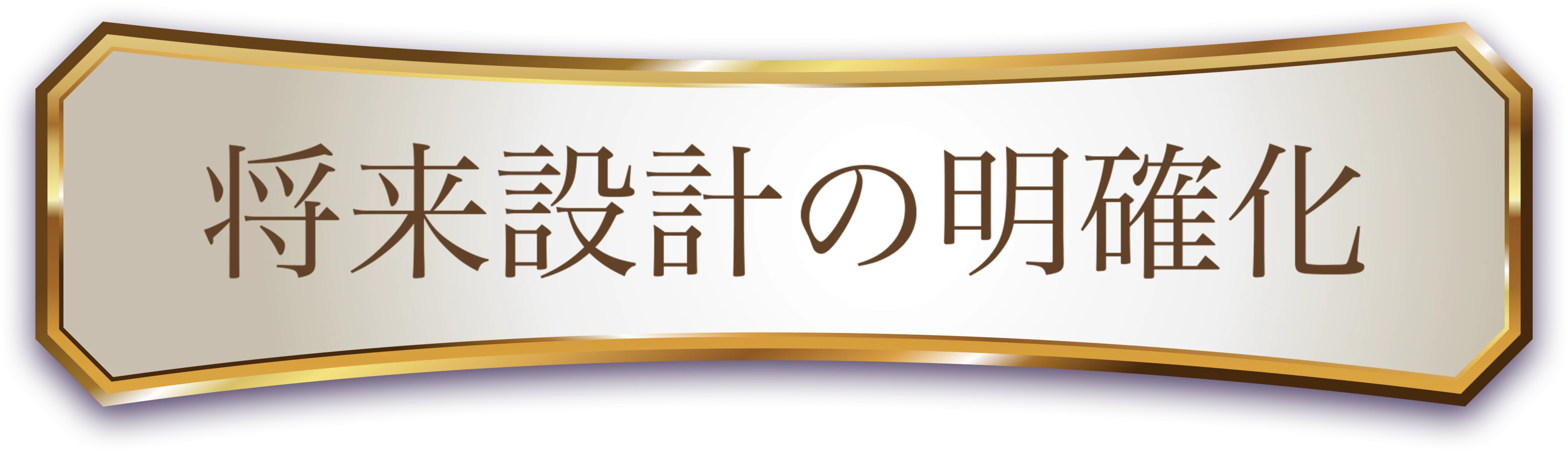将来設計の明確化 
